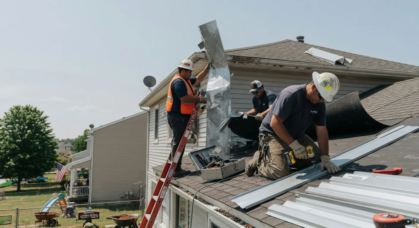 Storm Damage Metal Roof Repair in Scioto Furnace, OH